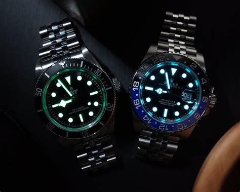 monochrome vs Rolex batgirl